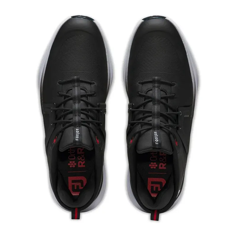 Chaussures de golf Footjoy Hyperflex noir pour homme avec crampons Chaussures de golf Footjoy Hyperflex noir pour homme avec crampons