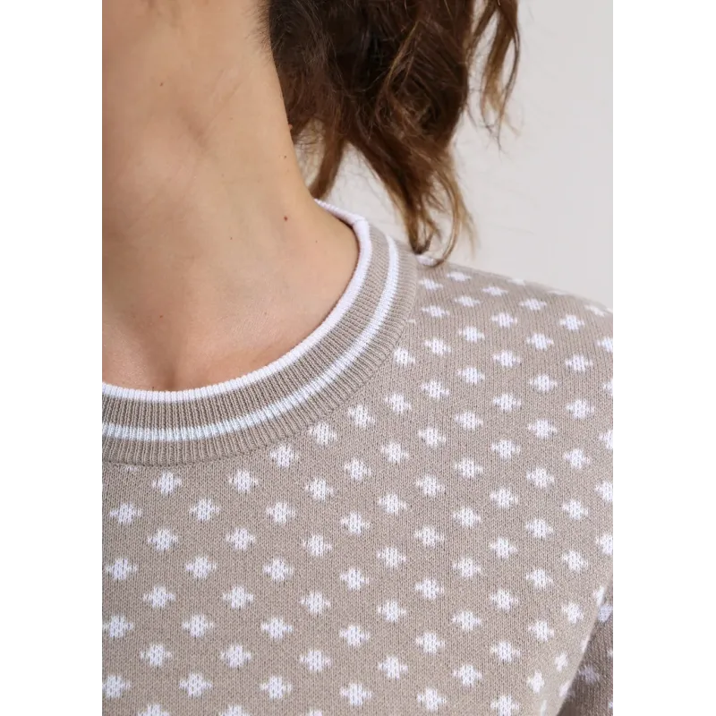 Chervo - Pull Femme Nancy Col Rond Chervo - Pull Femme Nancy Col Rond