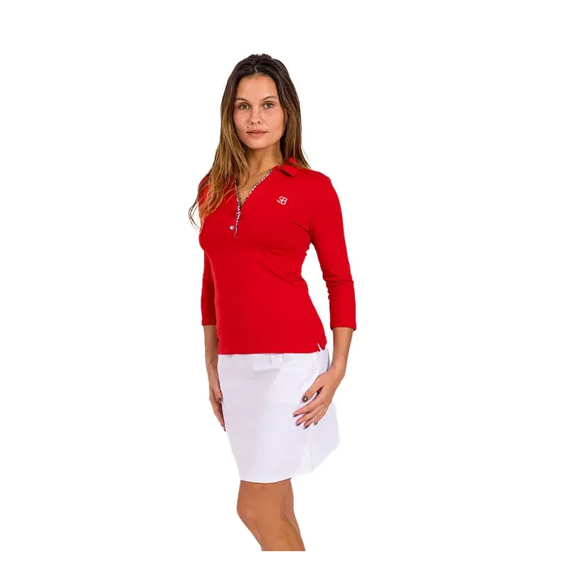 Chiberta - Polo Femme Yanna Uni Chiberta - Polo Femme Yanna Uni