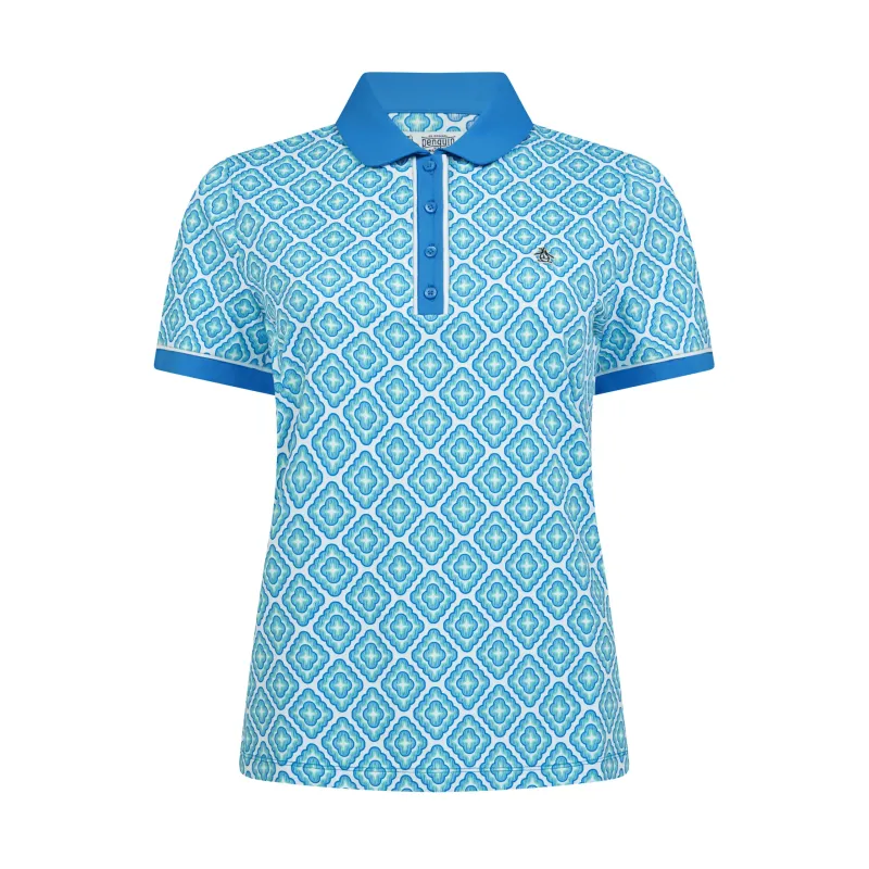 Penguin - Polo Femme Imprimé Losange Penguin - Polo Femme Imprimé Losange