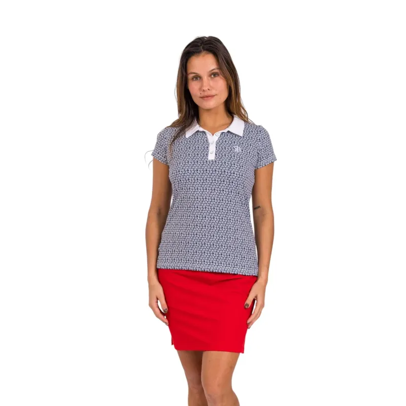 Chiberta - Polo Femme Malou Fantaisies Fleurs Chiberta - Polo Femme Malou Fantaisies Fleurs