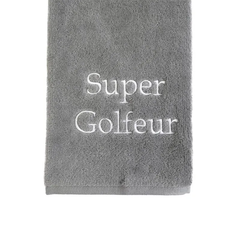 Green's - Serviette de golf motif Super Golfeur Green's - Serviette de golf motif Super Golfeur