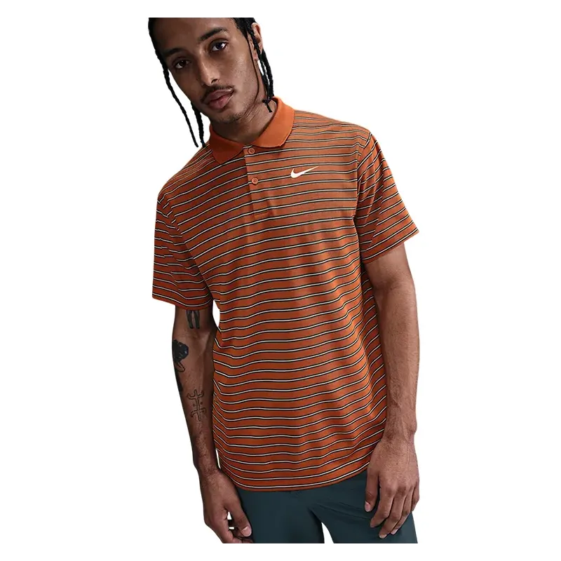 Nike - Polo Victory Raye Bicolore Bleu Marine/blanc - Golf Plus Nike - Polo Victory Raye Bicolore Bleu Marine/blanc - Golf Plus