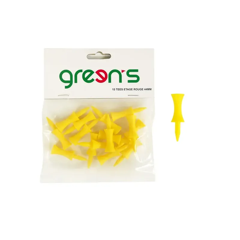 15 TEES ETAGE JAUNE 44MM 15 TEES ETAGE JAUNE 44MM