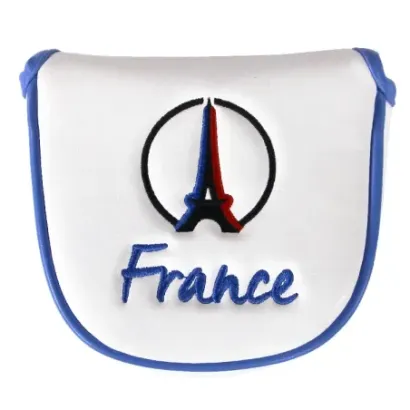 Green's - Capuchon Putter Mallet Blanc Logo France Golf Plus - 1