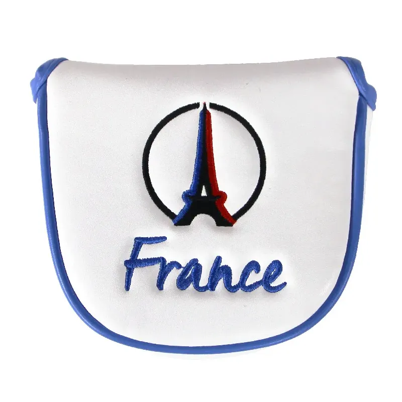 Green's - Capuchon Putter Mallet Blanc Logo France Golf Plus - 1