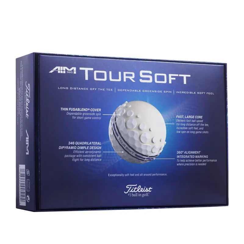 BALLES TOUR SOFT AIM 360 BALLES TOUR SOFT AIM 360