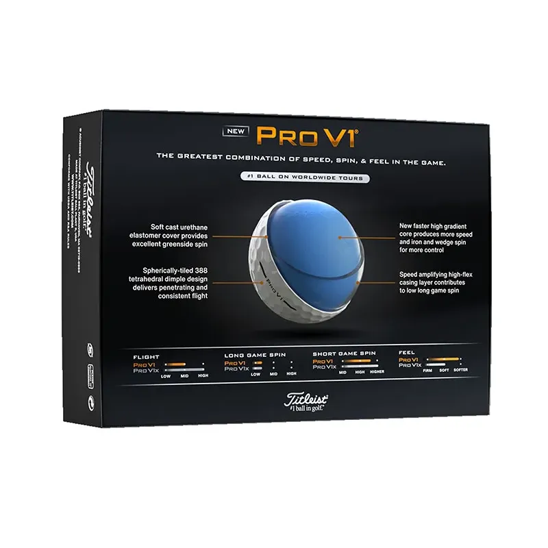 TITLEIST - BALLES DE GOLF PRO V1 HIGH NUMBER 0-20 - GOLF PLUS TITLEIST - BALLES DE GOLF PRO V1 HIGH NUMBER 0-20 - GOLF PLUS