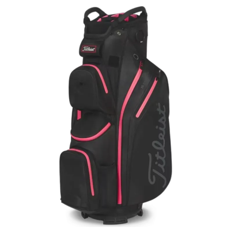 Titleist - Sac Cart 14 Stadry Noir/rouge - Golf Plus Titleist - Sac Cart 14 Stadry Noir/rouge - Golf Plus