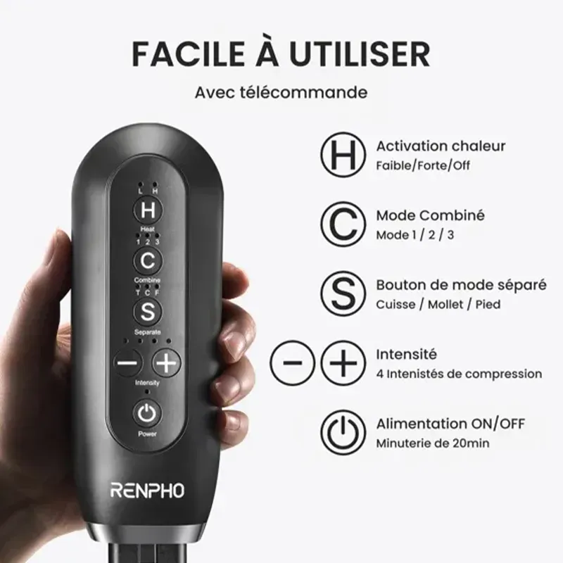 MASSEUR JAMBES AERIA U THERMAL 2 MASSEUR JAMBES AERIA U THERMAL 2