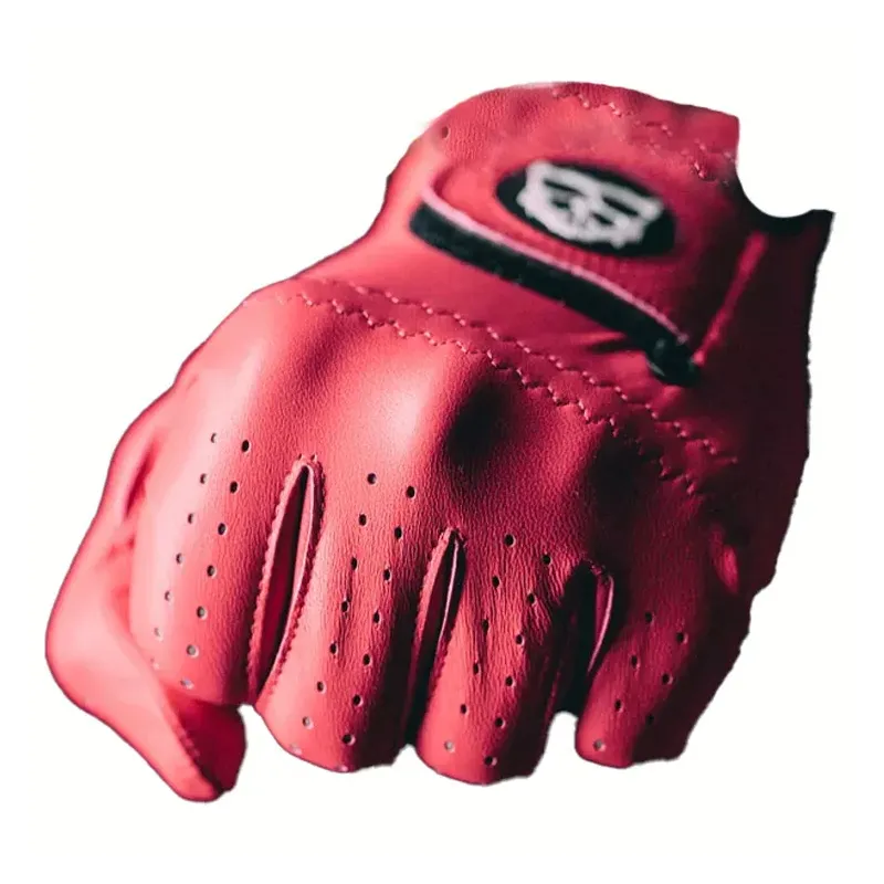 Beaver - gant rouge vu de face - Golf Plus Beaver - gant rouge vu de face - Golf Plus