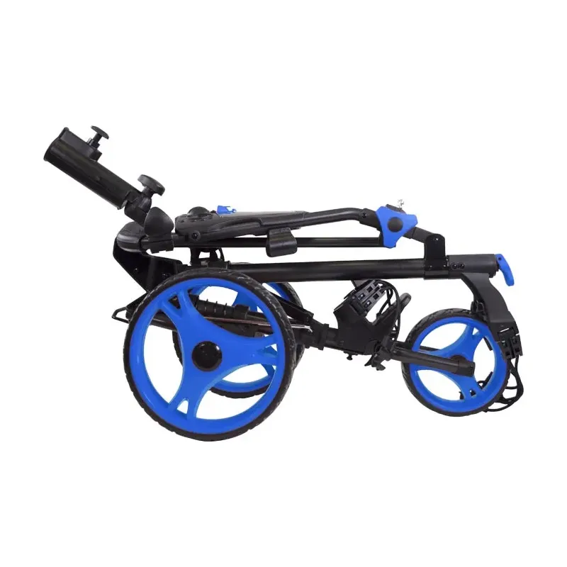 CHARIOT DE GOLF COMPACT GREEN'S NOIR/BLEU 22 CHARIOT DE GOLF COMPACT GREEN'S NOIR/BLEU 22