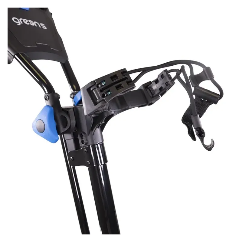 CHARIOT DE GOLF COMPACT GREEN'S NOIR/BLEU 4 CHARIOT DE GOLF COMPACT GREEN'S NOIR/BLEU 4
