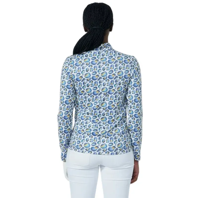 POLO FEMME PEACHED 1/2 ZIP POLO FEMME PEACHED 1/2 ZIP