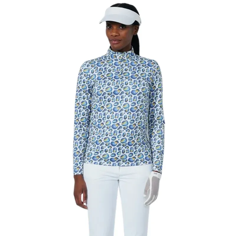 POLO FEMME PEACHED 1/2 ZIP POLO FEMME PEACHED 1/2 ZIP