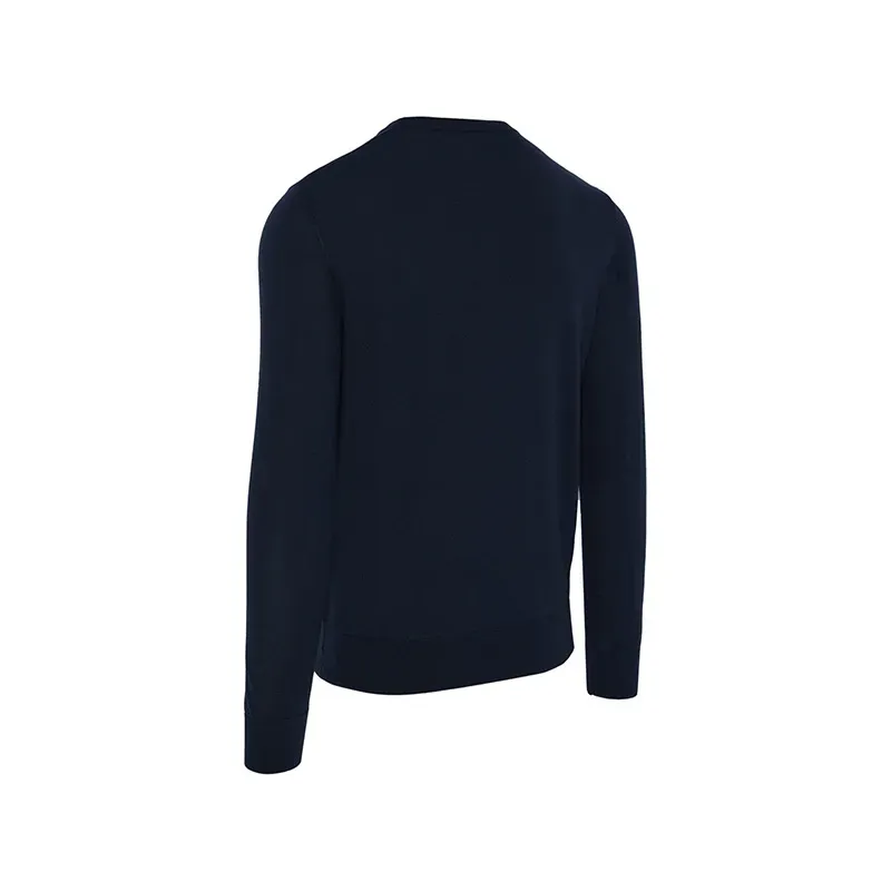 Pull Homme Callaway En Laine Mérinos - Col Rond, Coupe Ajustée, Régulation Thermique - Mélange 50% Laine Mérinos, 50% Acrylique, Entretien Facile