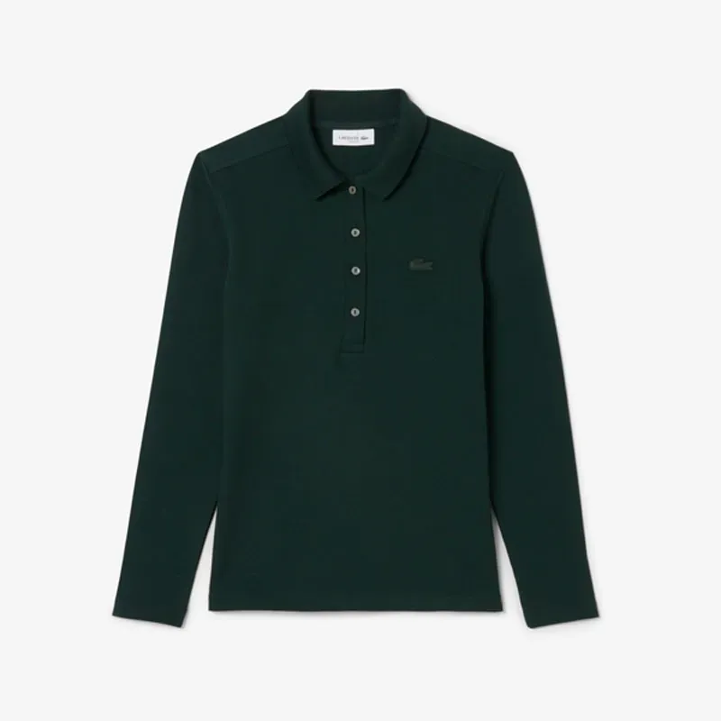 Lacoste - Achat Polo Golf Bleu Ml Coton Femme - Golf Plus Lacoste - Achat Polo Golf Bleu Ml Coton Femme - Golf Plus