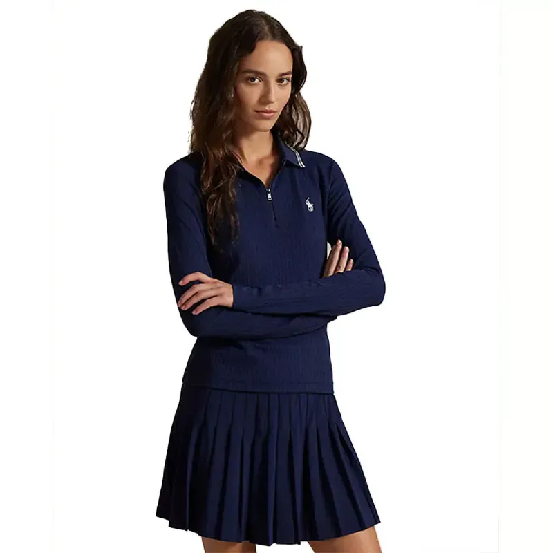 POLO FEMME UNI LISERET COL