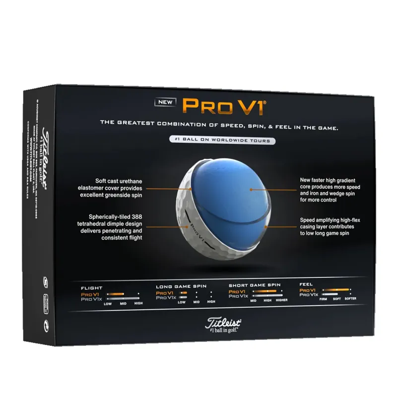 BALLES DE GOLF PRO V1 2025 HIGH NUMBER