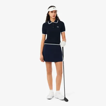 PULL FEMME COL POLO