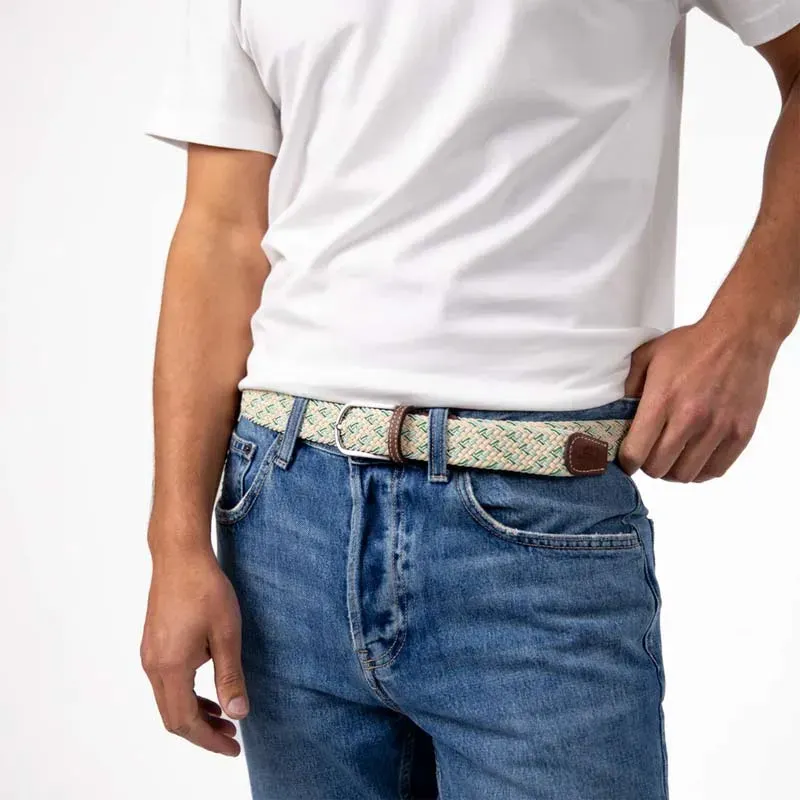 CEINTURE TRESSEE ELASTIQUE MULTICOLORE LA AMBLETEUSE CEINTURE TRESSEE ELASTIQUE MULTICOLORE LA AMBLETEUSE