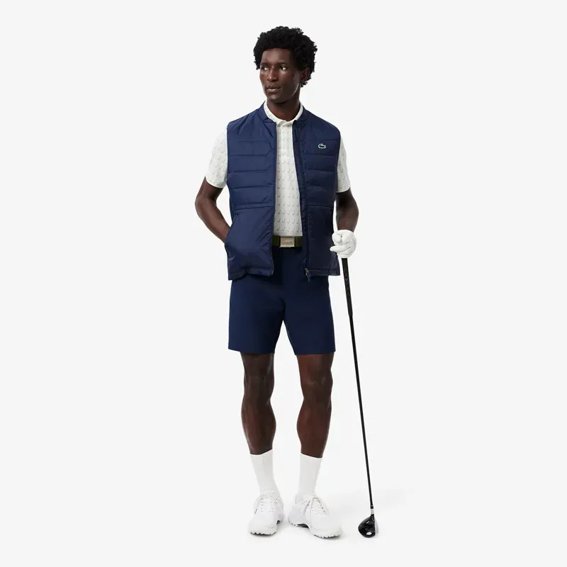 Lacoste - Polo Fantaisie Uv Protection Manches Courtes Marine Lacoste - Polo Fantaisie Uv Protection Manches Courtes Marine