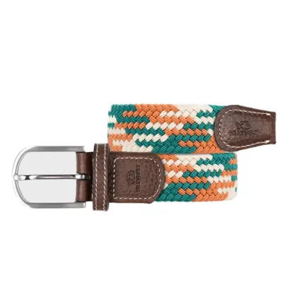 CEINTURE TRESSEE ELASTIQUE MULTICOLORE LA PALMIRA