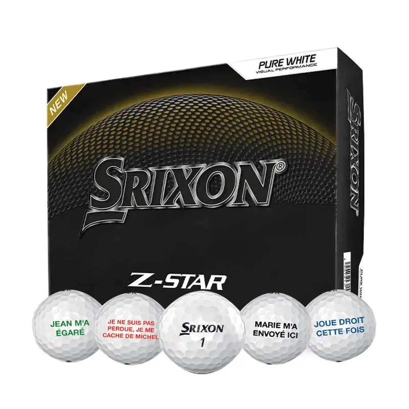 1 DZ BALLES Z STAR PERSONNALISATION GRATUITE