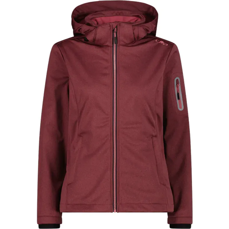 VESTE FEMME SOFTSHELL CAPUCHE AMOVIBLE