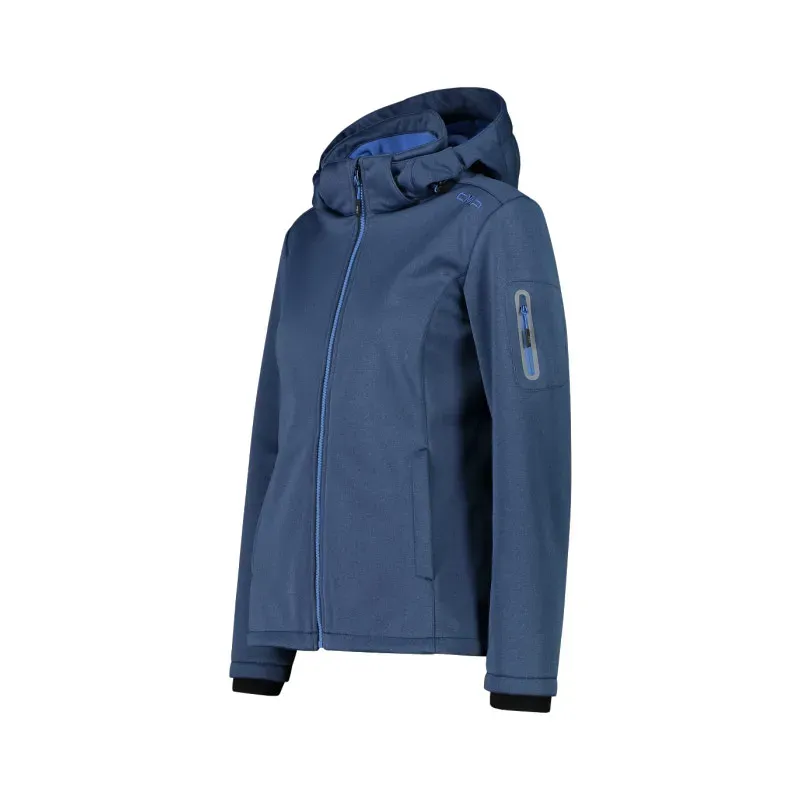 VESTE FEMME SOFTSHELL CAPUCHE AMOVIBLE