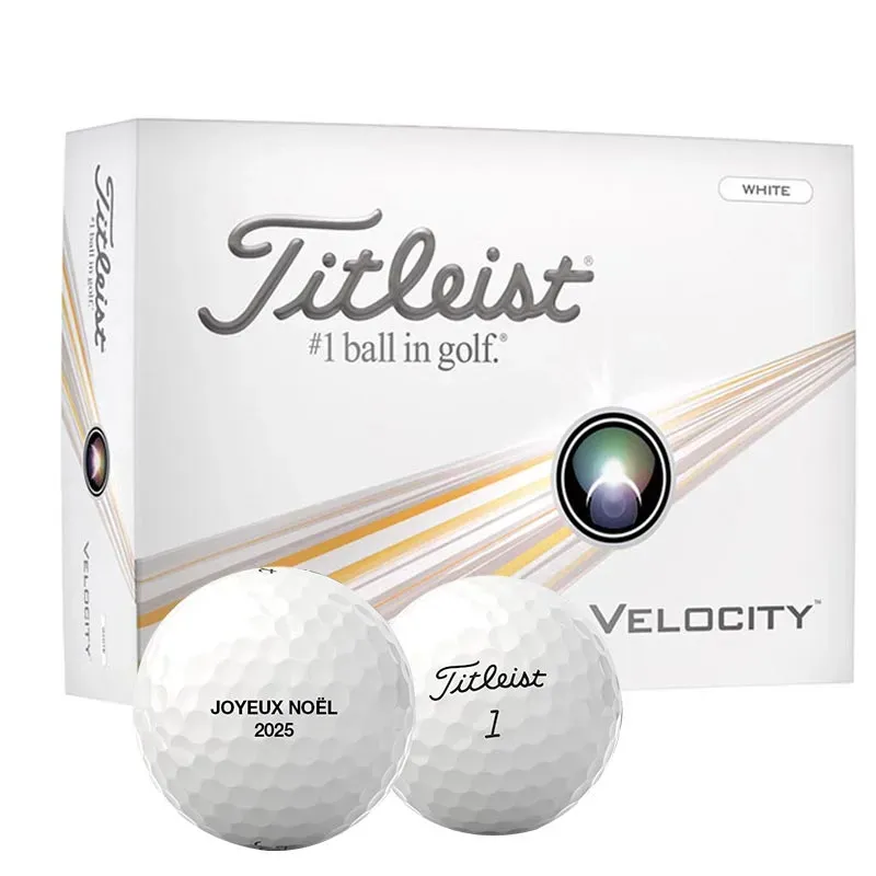 BALLES VELOCITY PERSONNALISATION OFFERTE (+ MARQUE-BALLE)