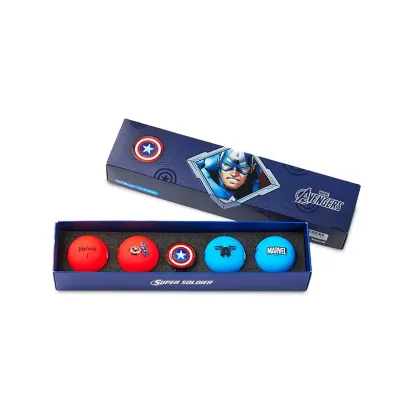 COFFRET CAPTAIN AMERICA 4 BALLES MARQUE BALLE.