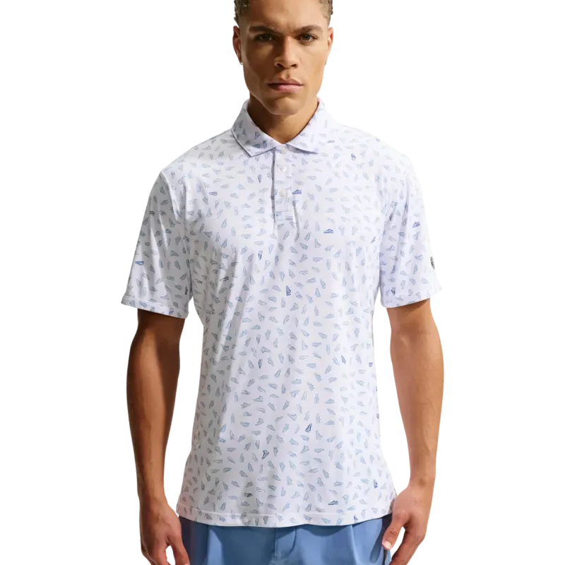 Polo Nike Golf - Imprimé motifs chaussures