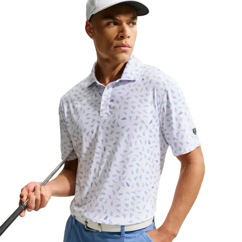 Polo Nike Golf - Imprimé motifs chaussures