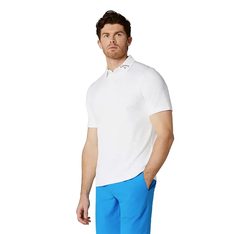 POLO ODYSSEY JACQUARD MANCHES COURTES