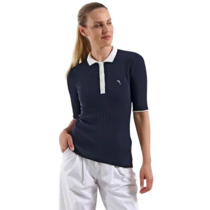 PULL FEMME NETTARINA COL POLO