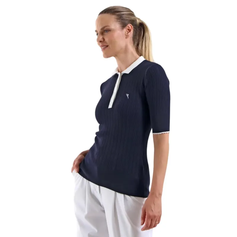 PULL FEMME NETTARINA COL POLO