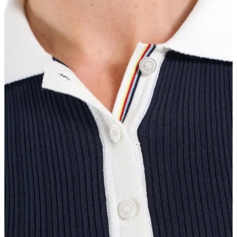 PULL FEMME NETTARINA COL POLO