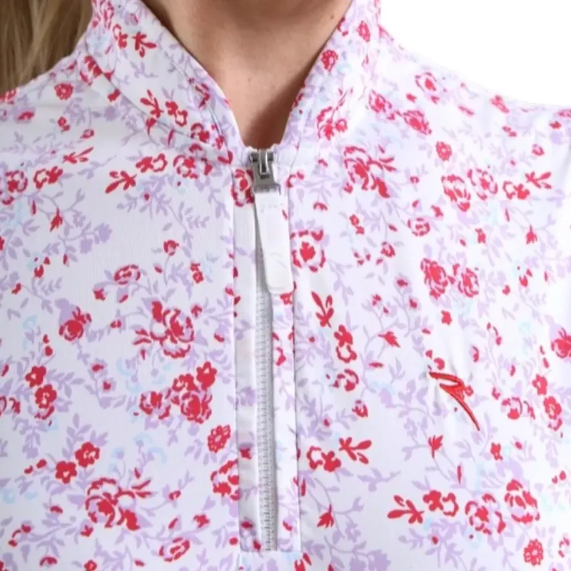 POLO FEMME ANTIGUA IMPRIME SANS MANCHES POLO FEMME ANTIGUA IMPRIME SANS MANCHES