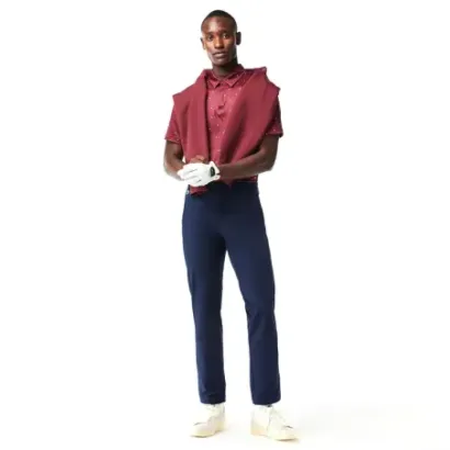 Lacoste Pantalon Chaud Tech Bleu Marine Golf Plus