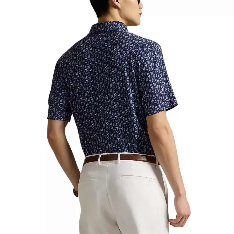 POLO RLX IMPRIME MANCHES COURTES