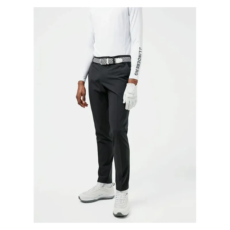 Lindeberg - Pantalon Ellot Noir Homme Face Avant - Golf Plus Lindeberg - Pantalon Ellot Noir Homme Face Avant - Golf Plus