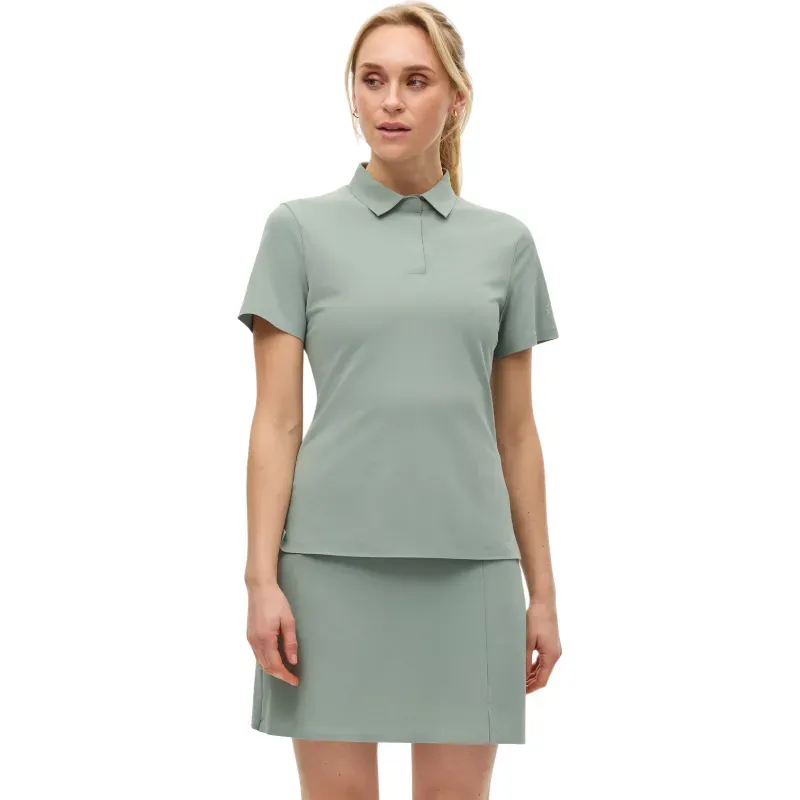 POLO FEMME FLUID MANCHES COURTES