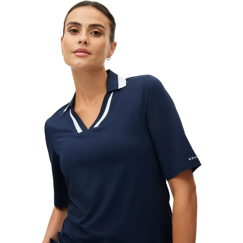 POLO FEMME ESSENTIAL MANCHES 3/4