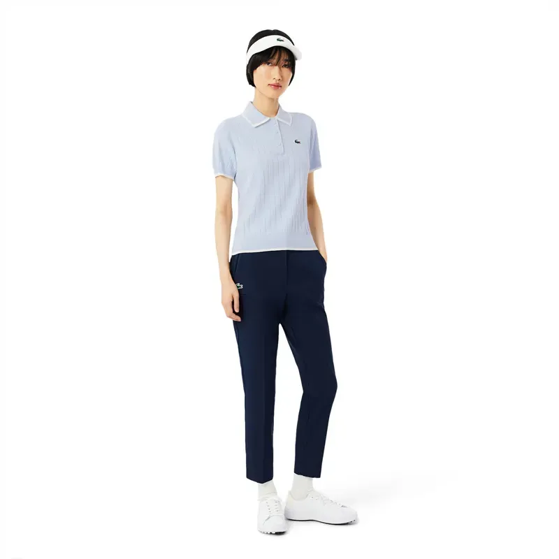PULL FEMME COL POLO