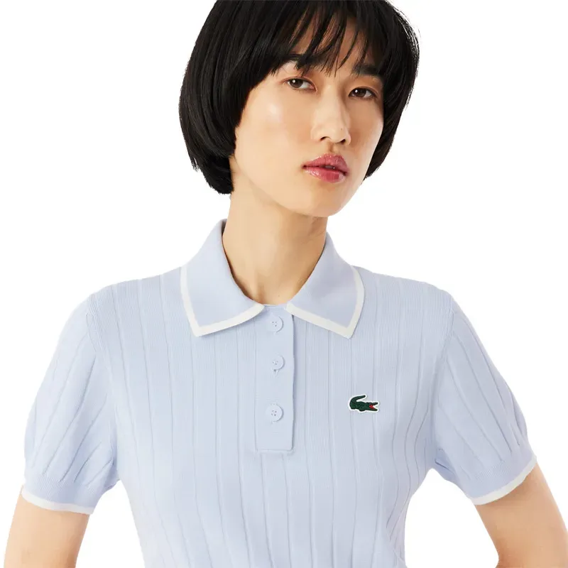 PULL FEMME COL POLO