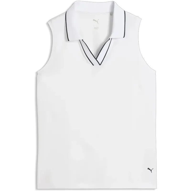 POLO FEMME CLOUDSPUN PERFORMANCE SANS MANCHES