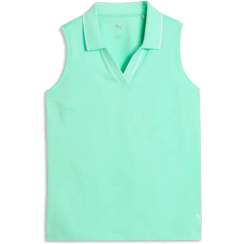 POLO FEMME CLOUDSPUN PERFORMANCE SANS MANCHES