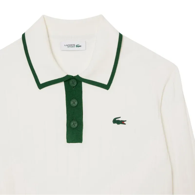 PULL FEMME COL POLO