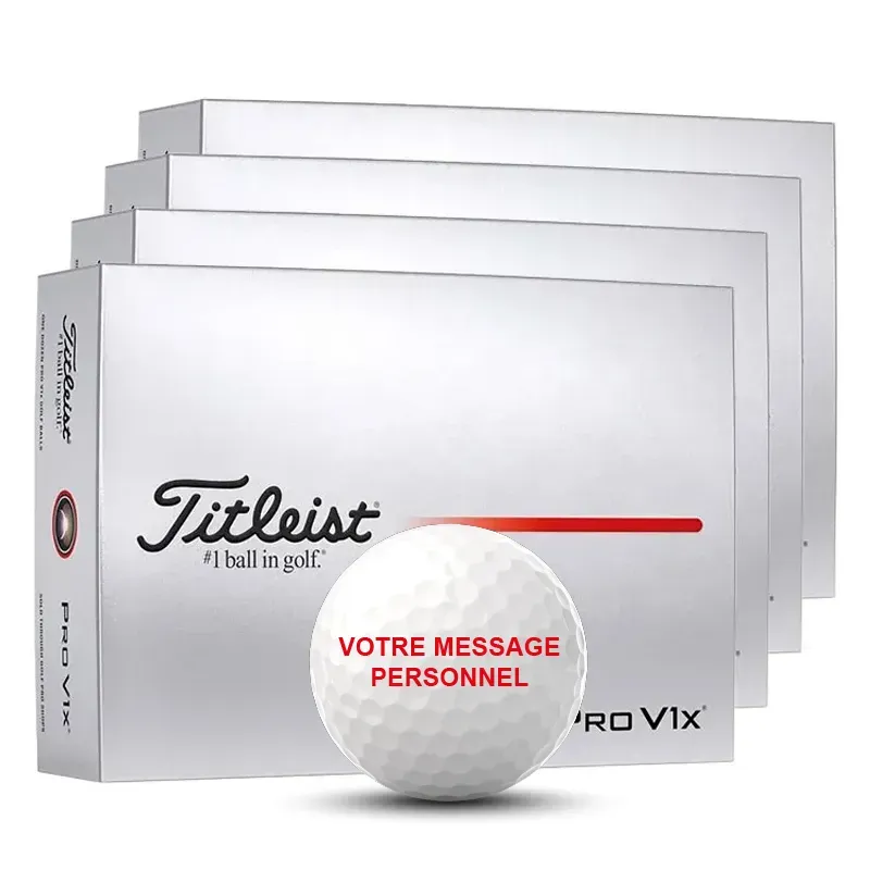 3 + 1 DZ BALLES PRO V1X PERSONNALISEES 3 + 1 DZ BALLES PRO V1X PERSONNALISEES